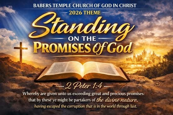 2026 Church Theme - Standing on the Promises of God